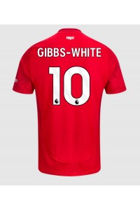 Nottingham Forest Morgan Gibbs-White #10 Jalkapallovaatteet Kotipaita 2024-25 Lyhythihainen